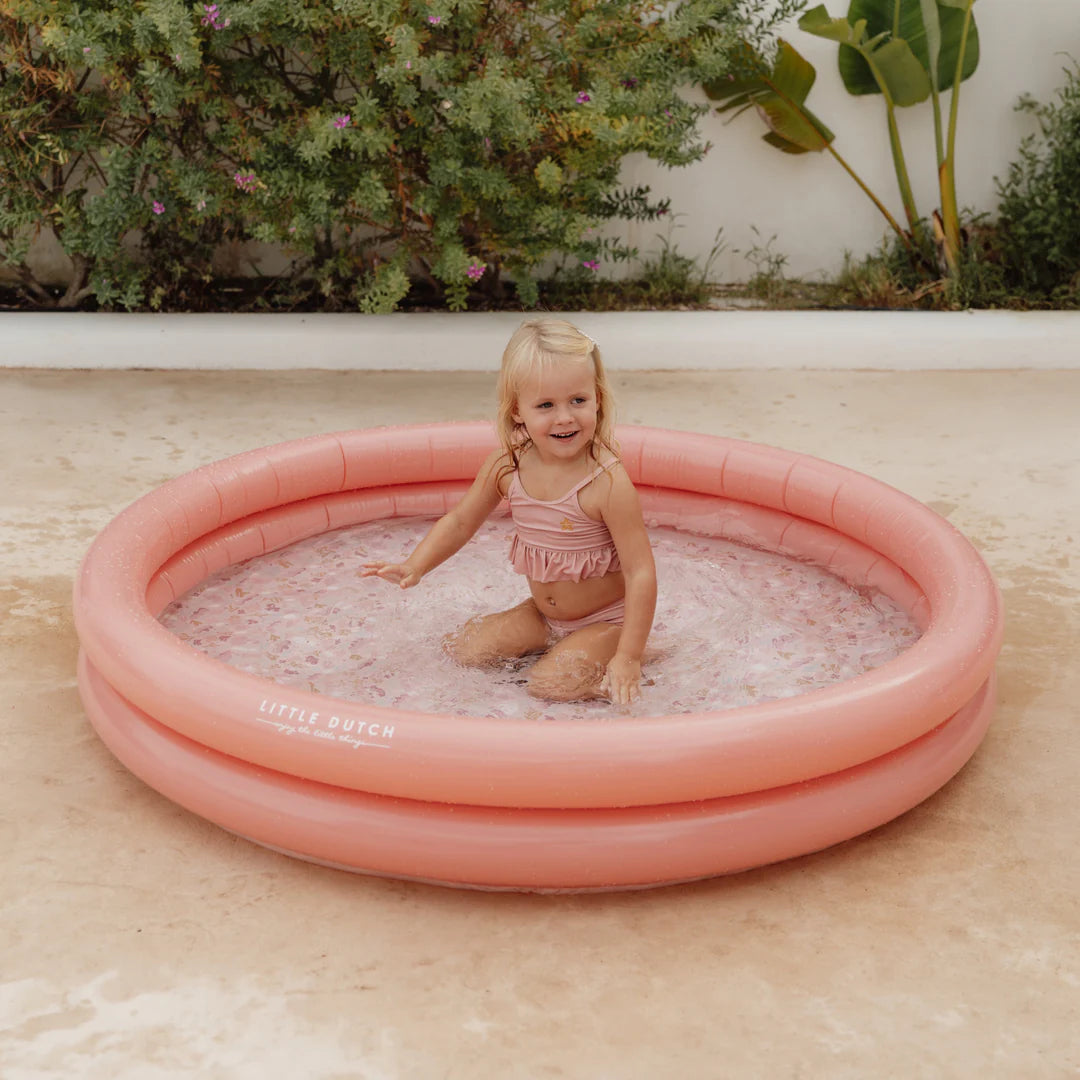 Little Dutch Piscina Gonfiabile Rosa - diametro 150cm - Piscina Party! - Apple Pie