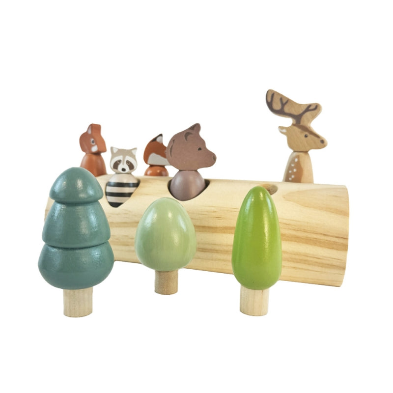 Egmont Toys Animali della Foresta nel Tronco - Apple Pie