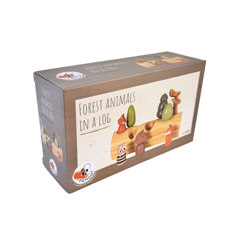 Egmont Toys Animali della Foresta nel Tronco - Apple Pie