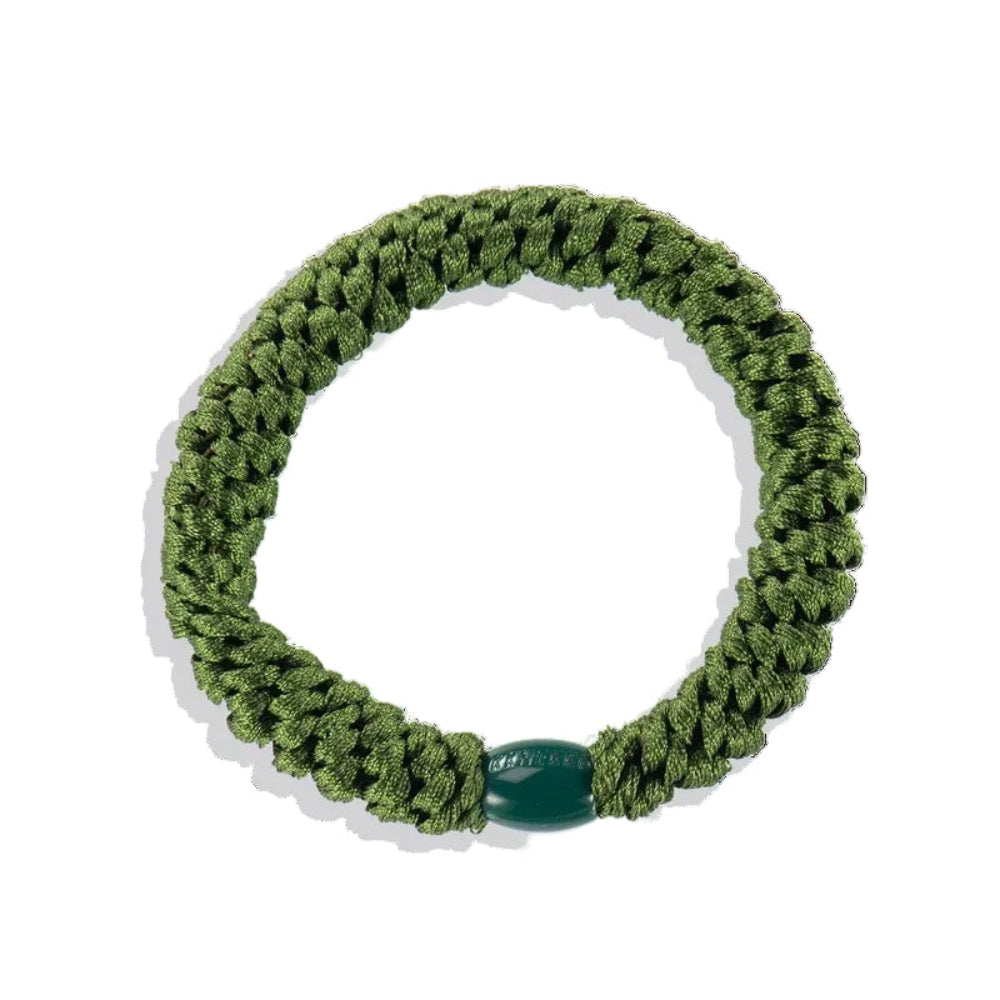 Kknekki Original "Army" – Elastico per Capelli Verde Militare