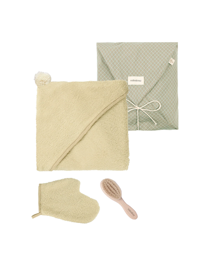 Nobodinoz – Set Regalo Bagnetto Neonato So Cute – Green Tea IN ARRIVO