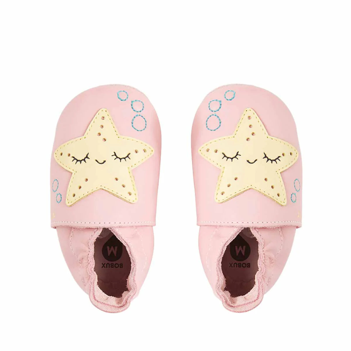 Bobux Soft Sole Starfish Blossom – Scarpine in Pelle Morbida per Neonato e Nido