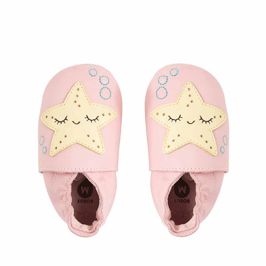 Bobux Soft Sole Starfish Blossom – Scarpine in Pelle Morbida per Neonato e Nido IN ARRIVO