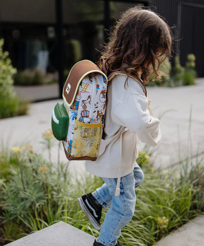 Zaino Bambini Hello Hossy San Francisco (2–5 Anni) – Impermeabile, Riciclato, Compatibile A4