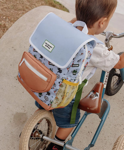 Zaino Bambini Hello Hossy Dunk (2–5 Anni) – Impermeabile, Colorato, Riciclato