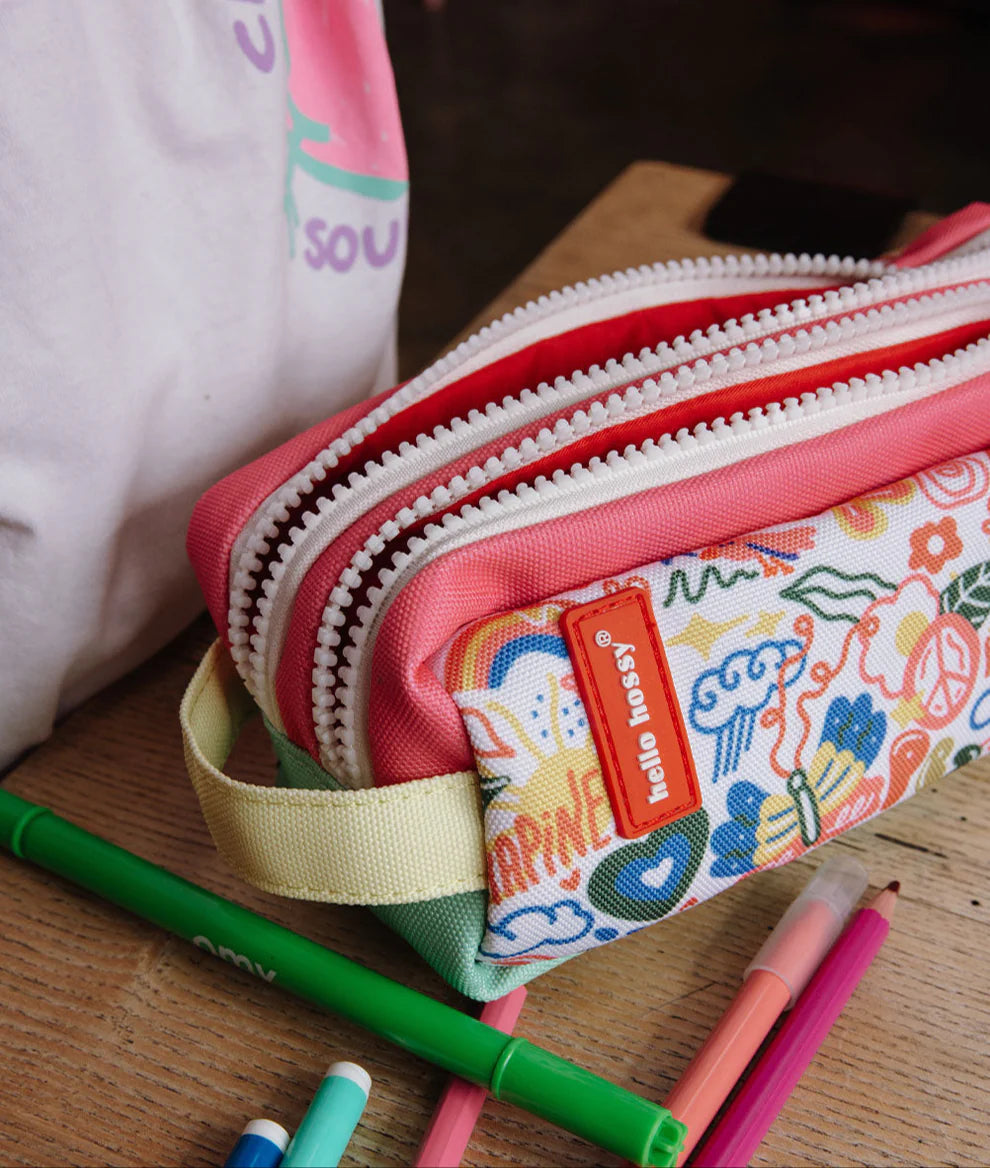 Astuccio Bambini Hello Hossy Happiness – Doppio Scomparto, Colorato