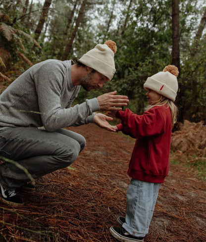 Hello Hossy – Beanie Color Block Sandy (Bimbi + Mamma + Papà)