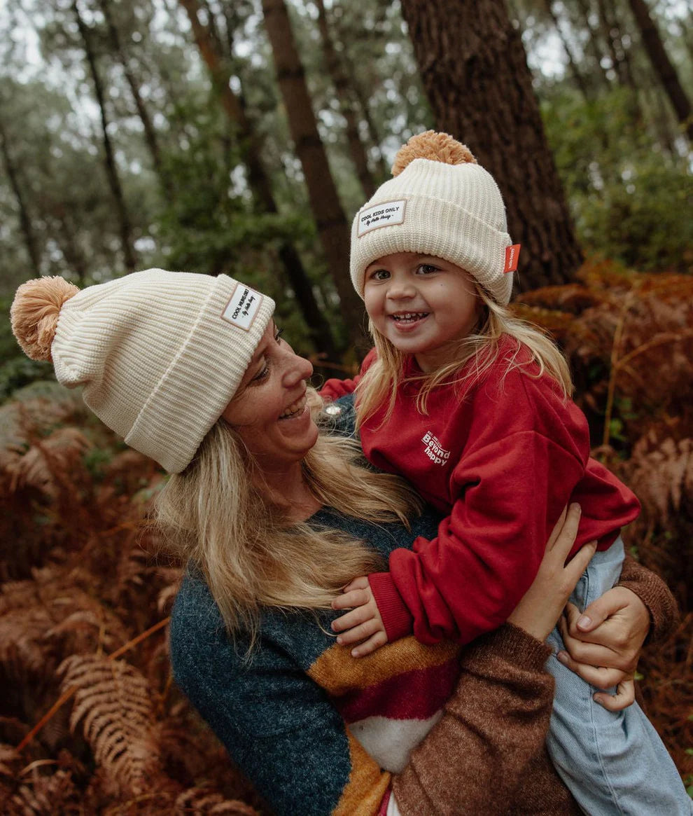 Hello Hossy – Beanie Color Block Sandy (Bimbi + Mamma + Papà)