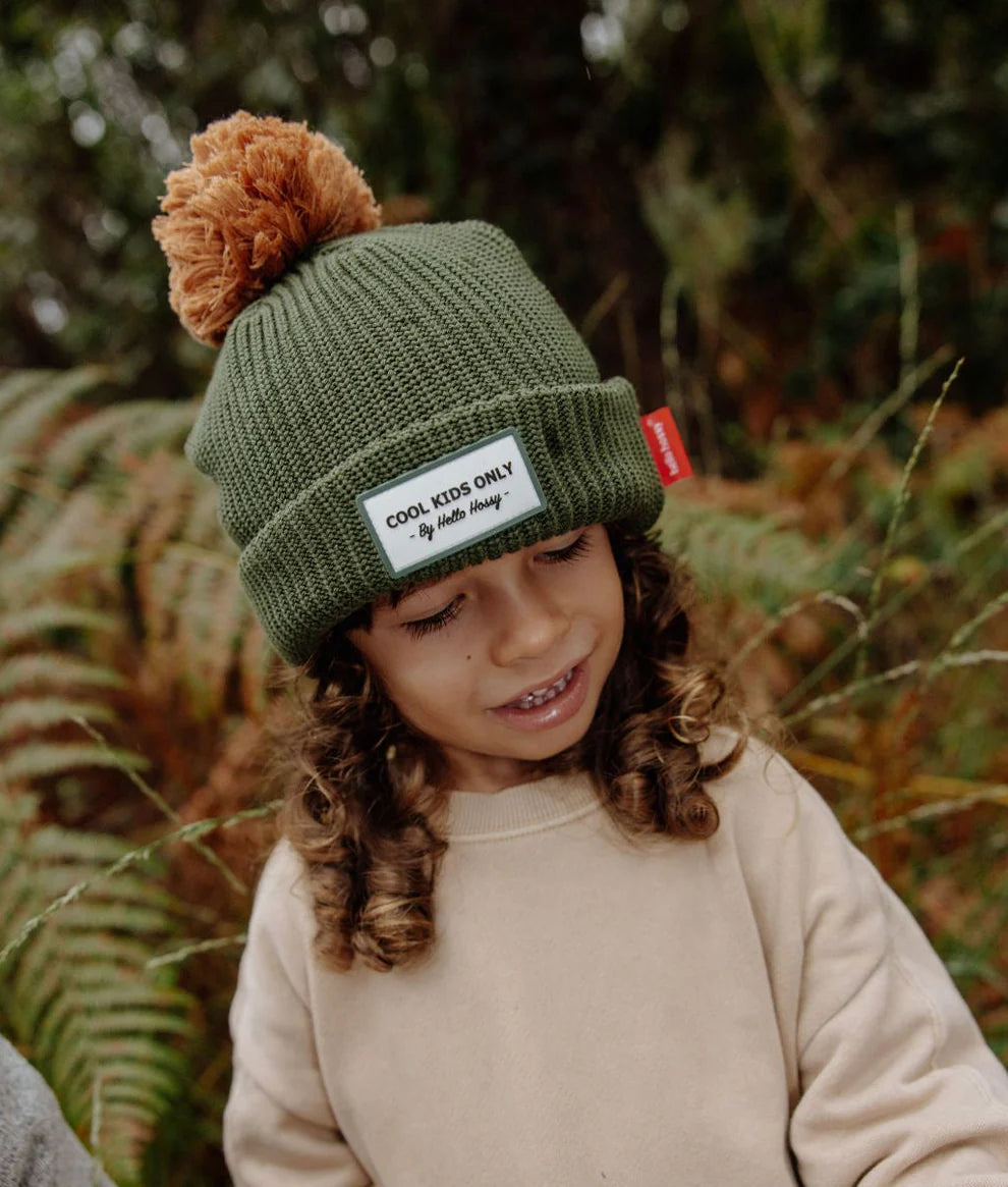 Hello Hossy – Beanie Color Block Forest (Bimbi + Mamma + Papà)
