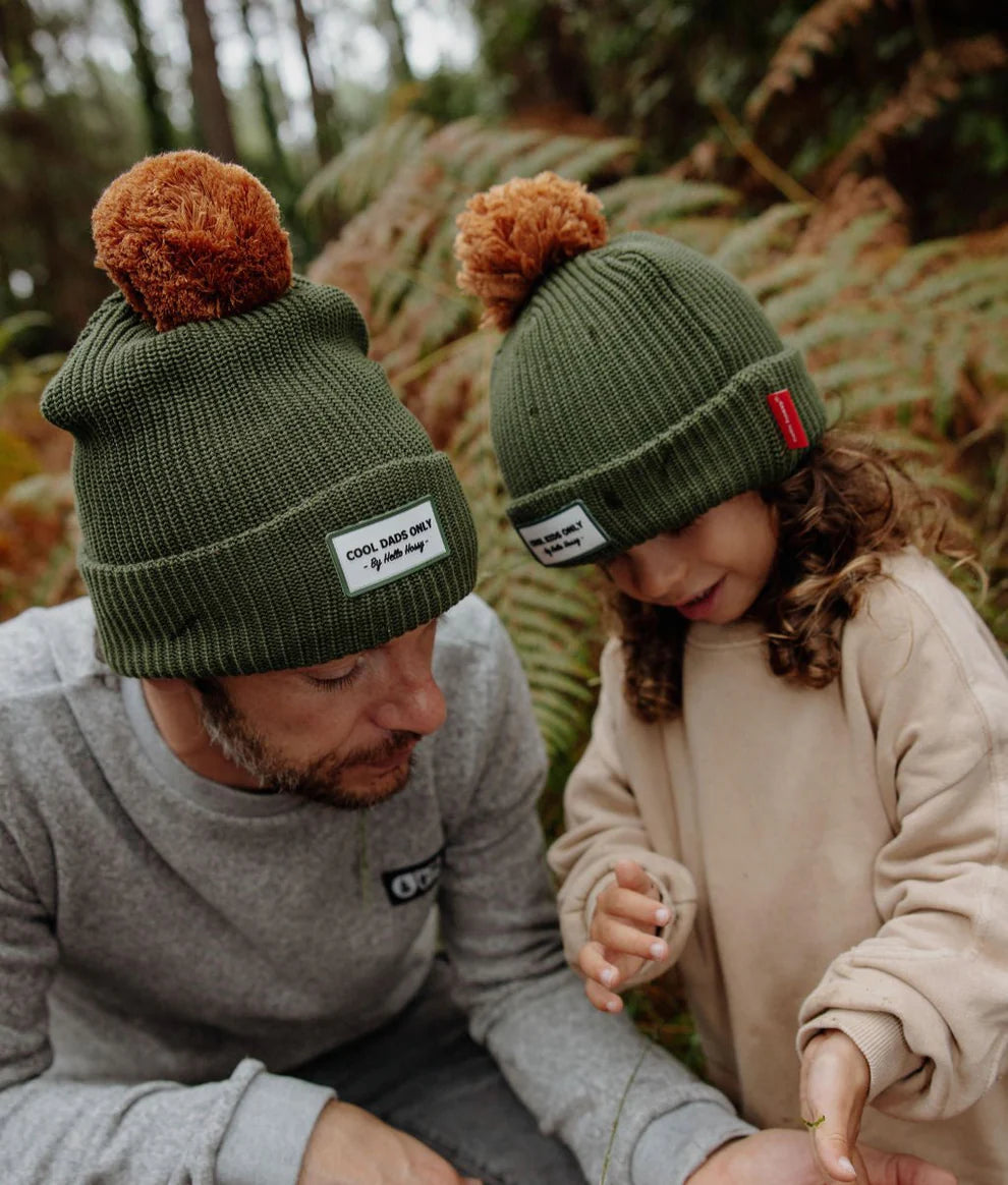 Hello Hossy – Beanie Color Block Forest (Bimbi + Mamma + Papà)