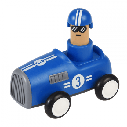 Macchinina a frizione Push Down – Blu | Rex London