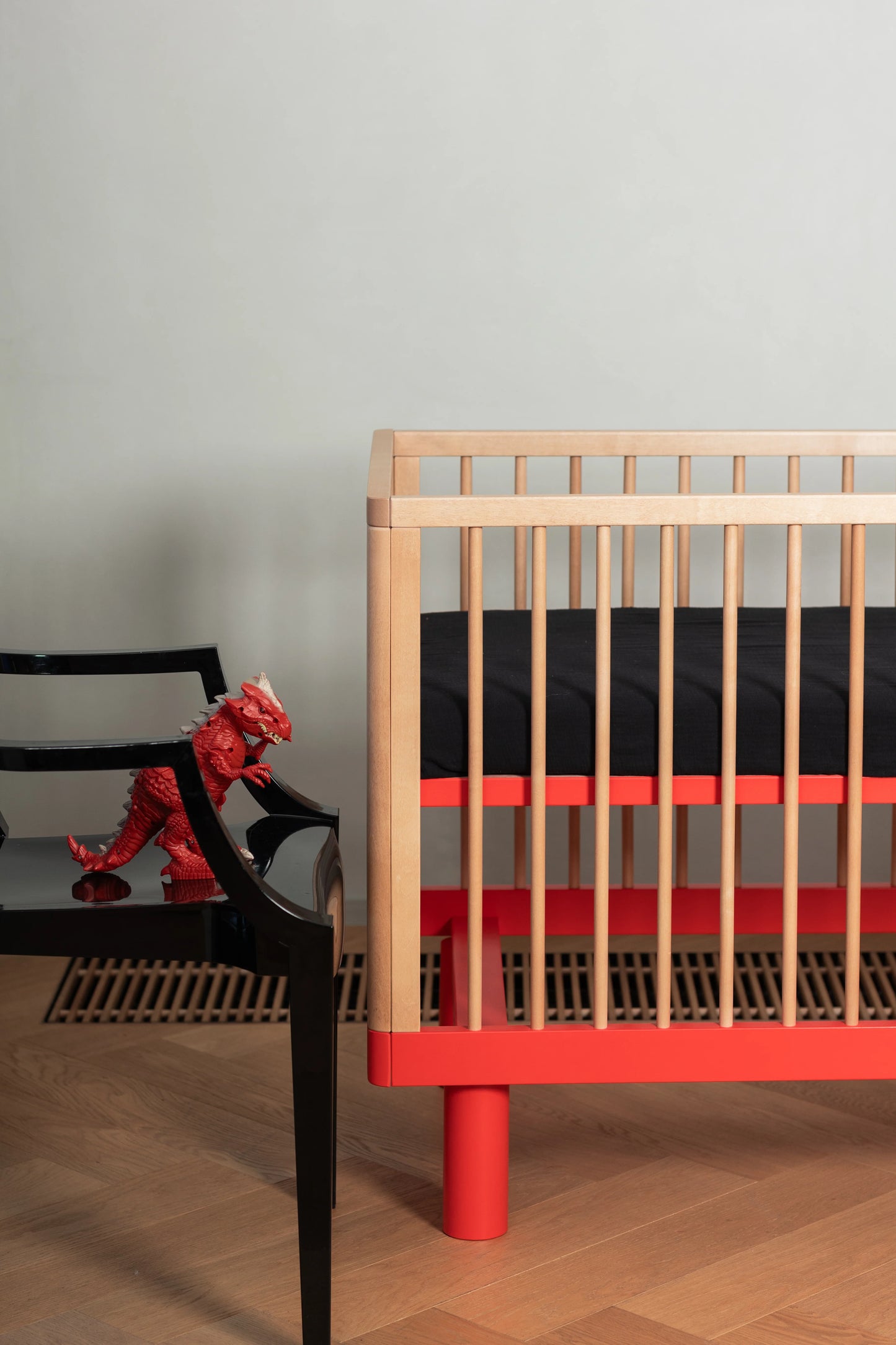 Karl & Fric NOX Cot – Lettino Evolutivo in Legno Massiccio di Betulla con Kit Junior Incluso