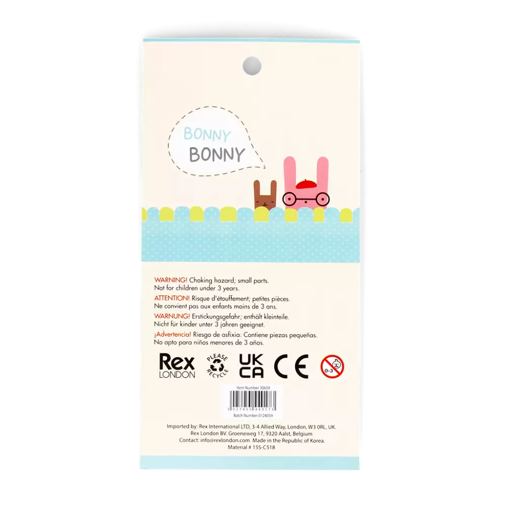 Adesivi 3D Puffy Rex London – Bonny Bunny