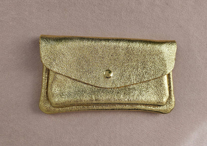 Kangaroo double pocket leather wallet: King