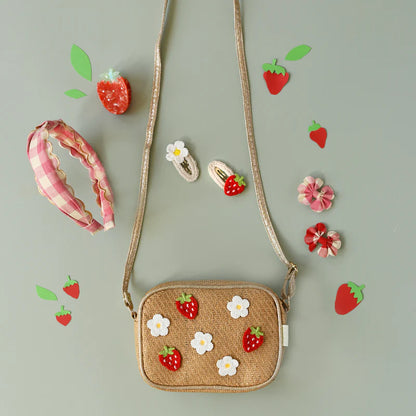 Mollette per Capelli Bambina Rockahula Crochet Daisy and Strawberry – Set 2