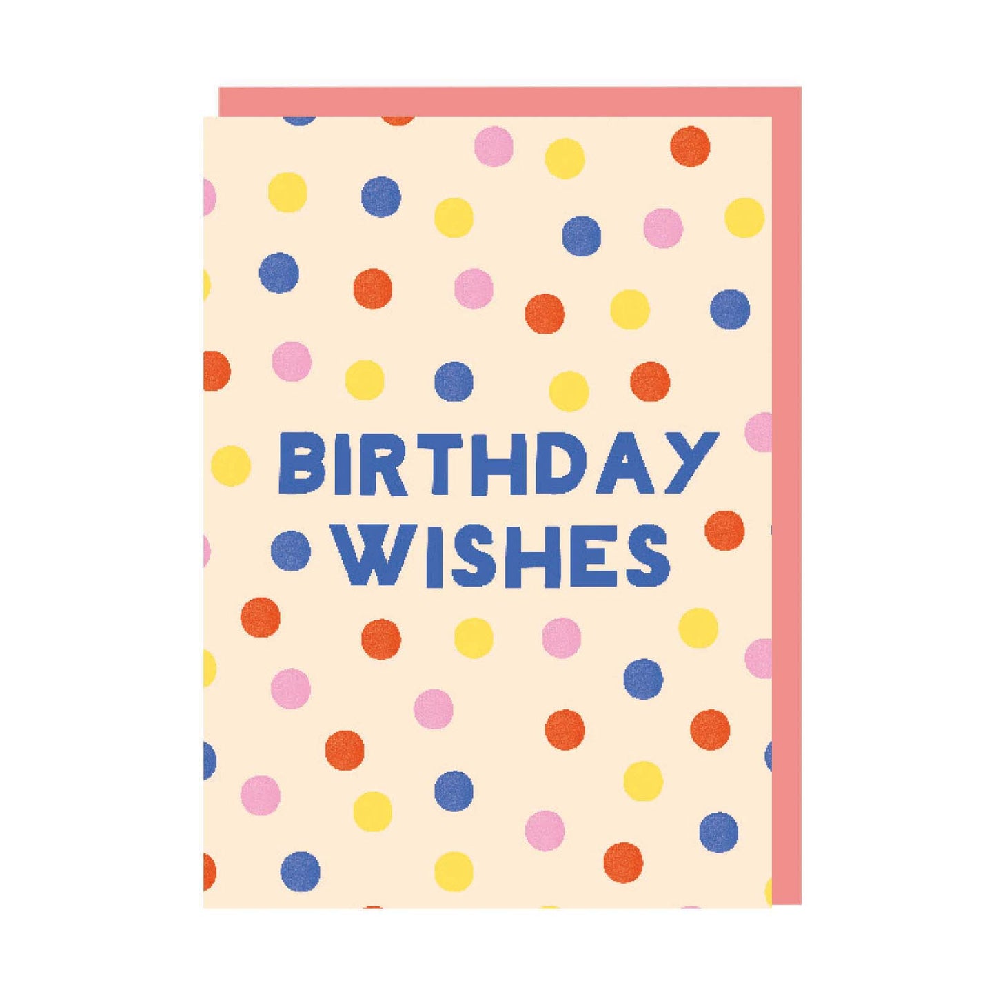 Birthday Wishes Polka Greeting Card - Apple Pie