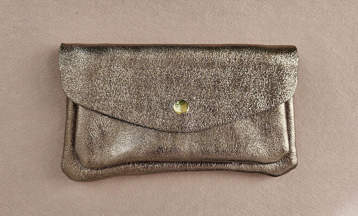 Kangaroo double pocket leather wallet: King
