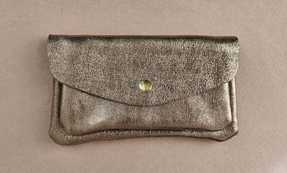 Kangaroo double pocket leather wallet: King