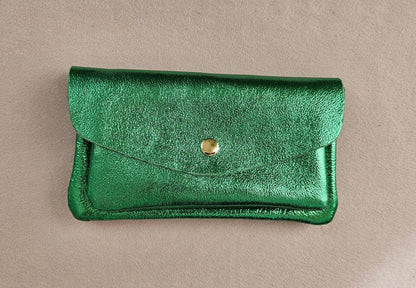 Kangaroo double pocket leather wallet: King