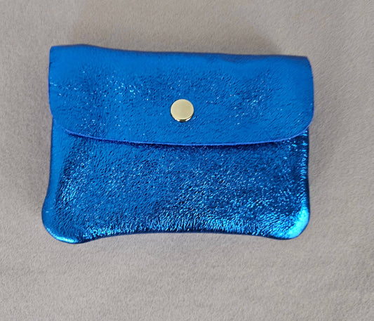 Metallic leather Kangoo wallet: King