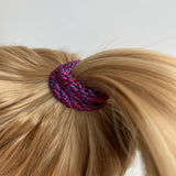 KKNEKKI Braccialetto/Elastico per i Capelli - Bordeaux Blue Glitter - Apple Pie