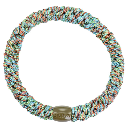 Elastico capelli Kknekki Coral Green Glitter originale
