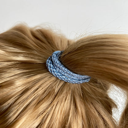 KKNEKKI Braccialetto/Elastico per i Capelli - Slim Sea Blue - Apple Pie