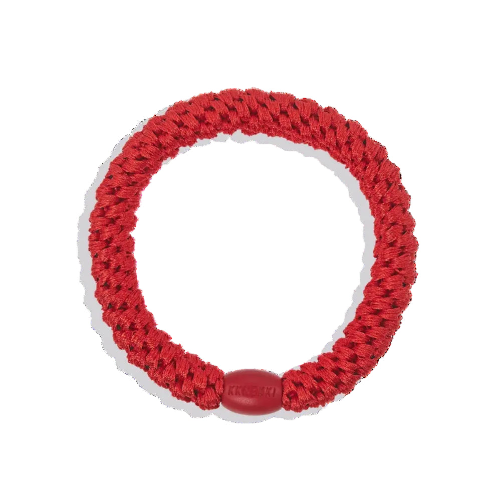 Kknekki  – Elastico per capelli / Braccialetto – Clear Red