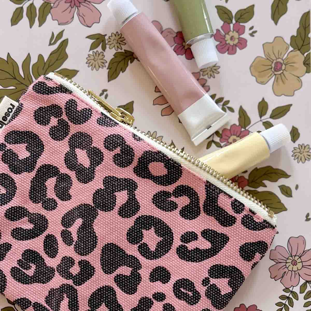 Pochette Mini Marie Graou Fragola animalier - con cerniera - Apple Pie