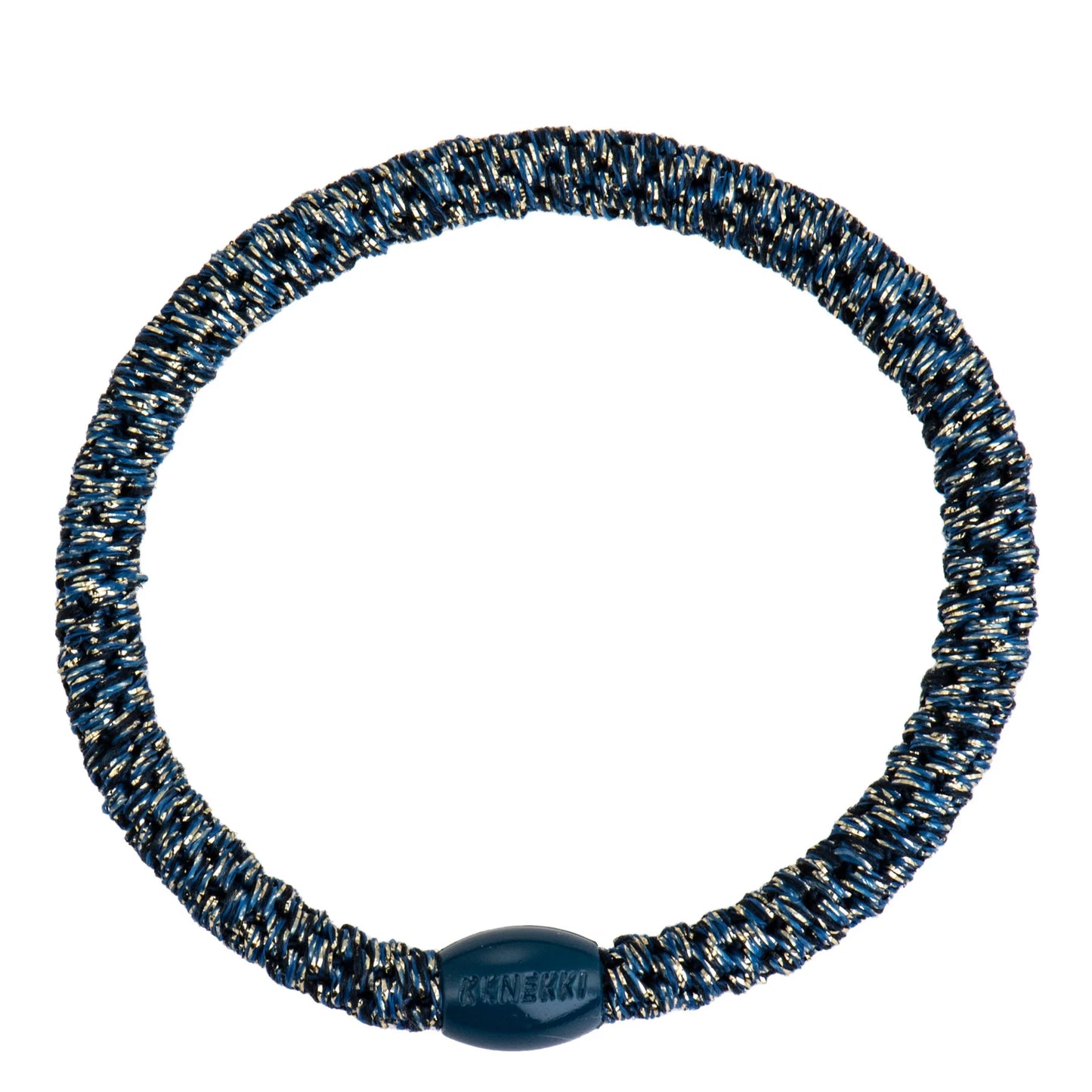 KKNEKKI Braccialetto/Elastico per i Capelli - Slim Navy Glitter - Apple Pie