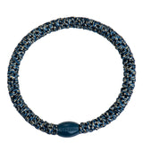 KKNEKKI Braccialetto/Elastico per i Capelli - Slim Navy Glitter