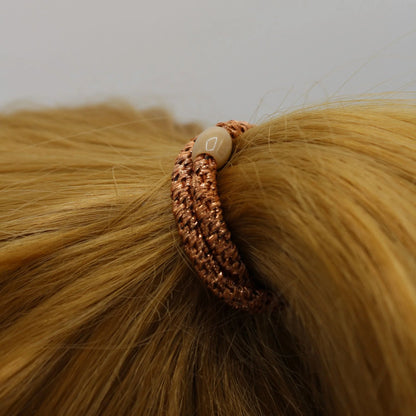 KKNEKKI Braccialetto/Elastico per i Capelli - Slim Rosegold Glitter - Apple Pie