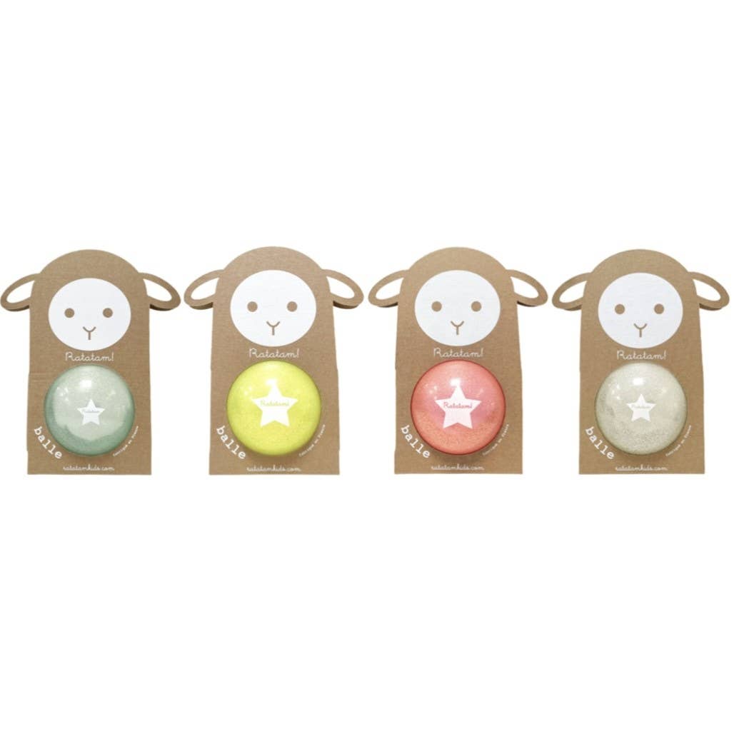 Ratatam Kids Palla Glitter Sheep 10 cm – Blue Summer