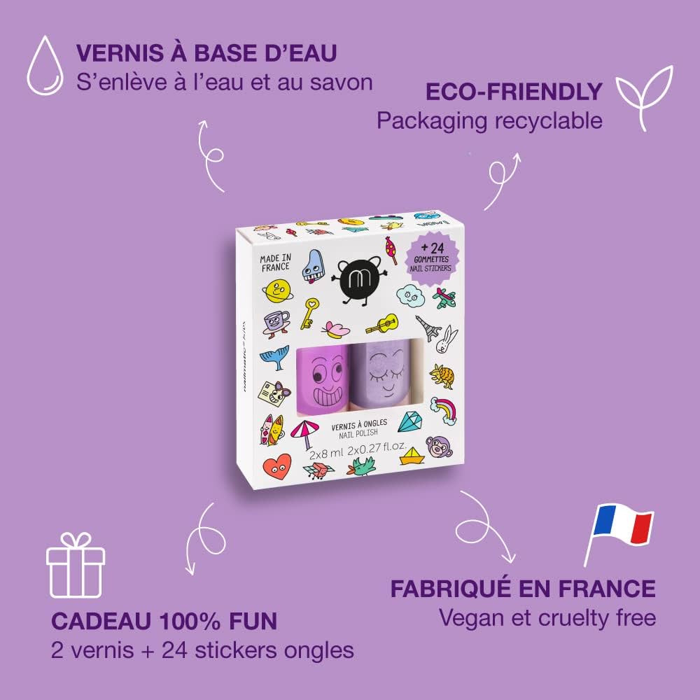 Nailmatic WOW Set – Smalti Lavabili e Adesivi per Unghie Bambini IN ARRIVO