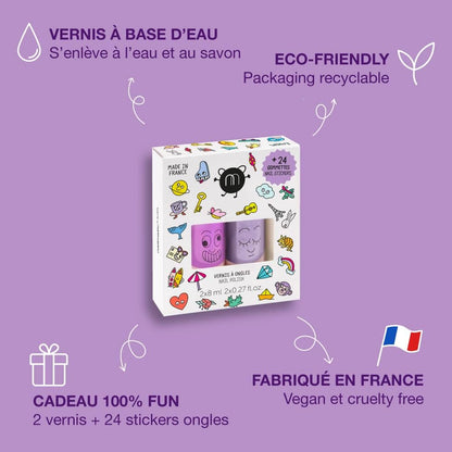 Nailmatic WOW Set – Smalti Lavabili e Adesivi per Unghie Bambini IN ARRIVO