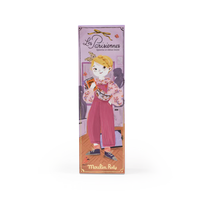 Moulin Roty – Bambola Mademoiselle Églantine Créative 41 cm – Edizione Limitata 2024 – Collezione Les Parisiennes