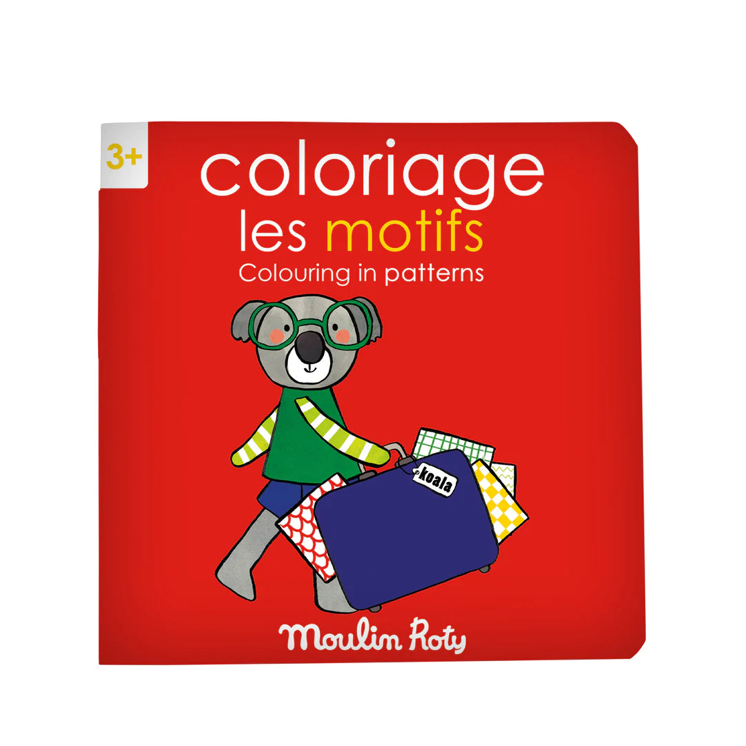 Moulin Roty Album da Colorare "pattern" - Apple Pie