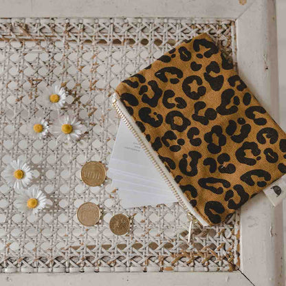 Pochette Mini Marie Graou - Caramello animaler - con cerniera - Apple Pie