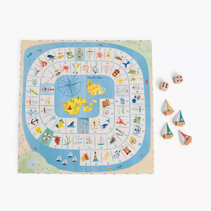 Moulin Roty Les Grands Explorateurs – Gioco dell’oca dell’esploratore (5+)