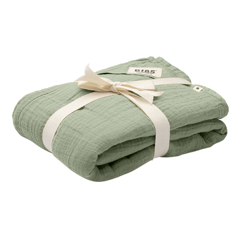 Swaddle 100% Cotone Biologico 120 x 120 cm - Sage - Apple Pie