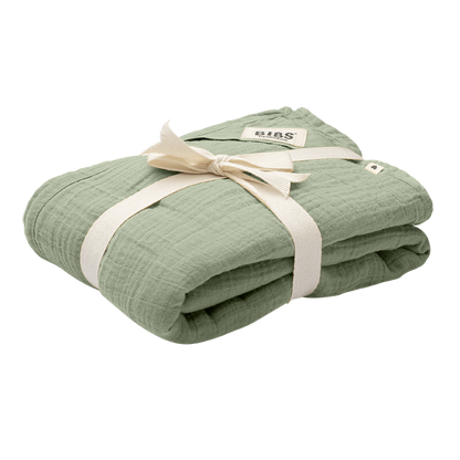 Swaddle 100% Cotone Biologico 120 x 120 cm - Sage - Apple Pie