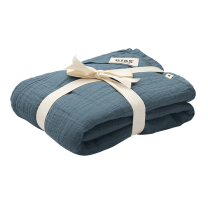 Swaddle 100% Cotone Biologico 120 x 120 cm - Petrol - Apple Pie