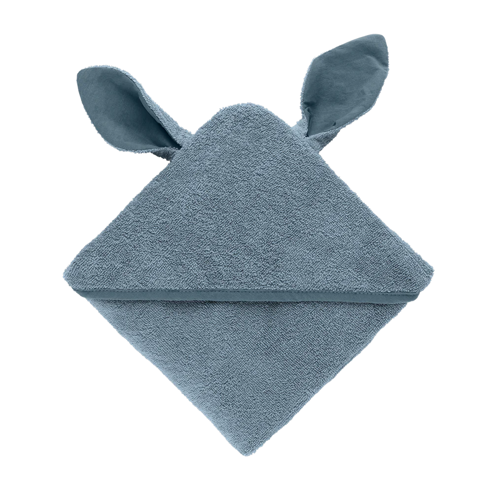 Accappatoio con triangolo 100% Cotone Biologico - Petrol - Apple Pie