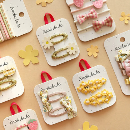 Mollette per Capelli Bambina Rockahula Daisy Daisy – Margherite Glitter