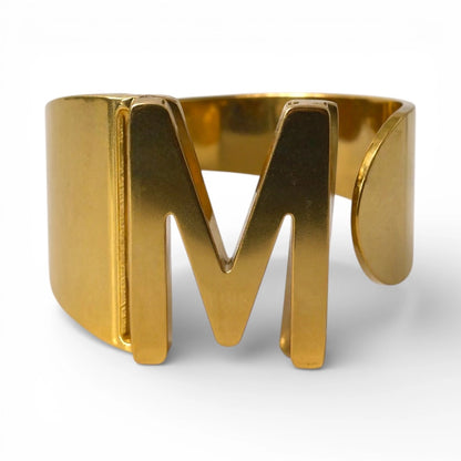 Anello Iniziale Personalizzato Oro – Lettere A–Z | Cassette Barcelona