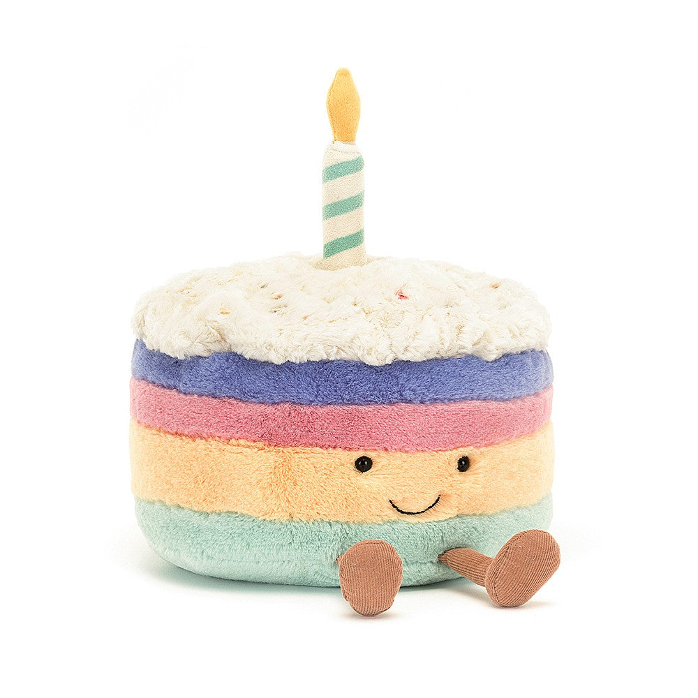 Peluche Torta di Compleanno Arcobaleno - Apple Pie