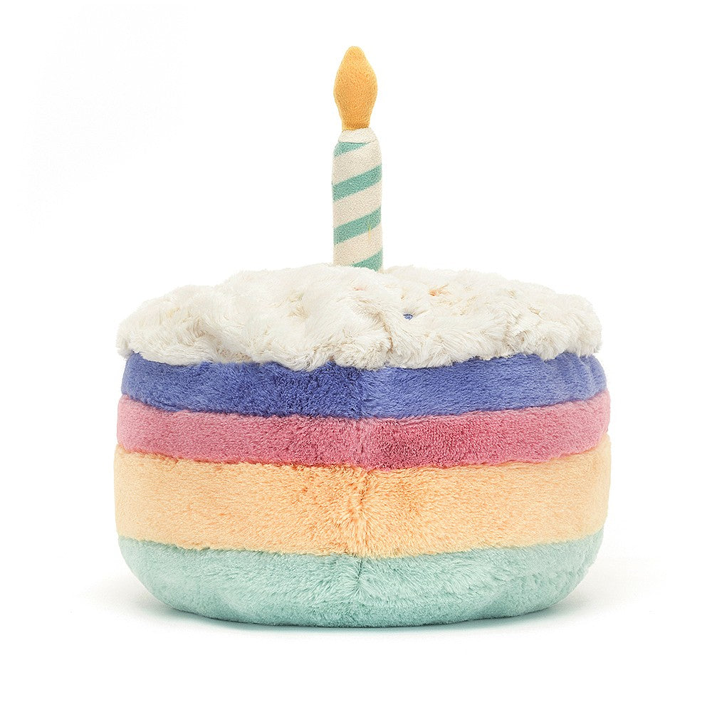 Peluche Torta di Compleanno Arcobaleno - Apple Pie