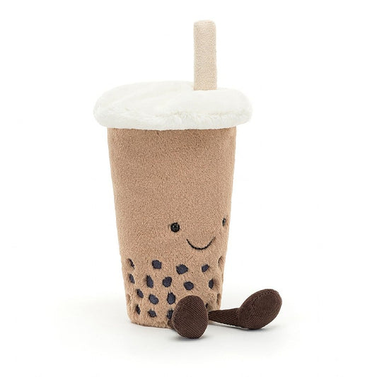 Peluche Amuseable Boba - il bubble tea più morbido che c'è - Apple Pie