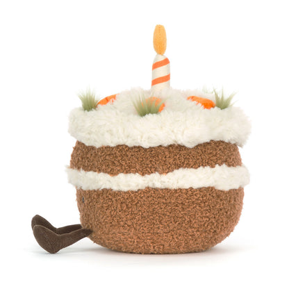 Jellycat Amuseables Carrot Cake – Peluche Torta Morbida e Originale