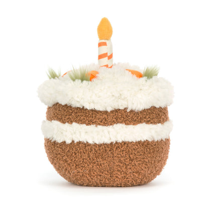Jellycat Amuseables Carrot Cake – Peluche Torta Morbida e Originale